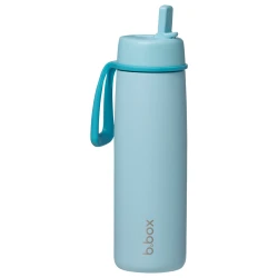 B.box Insulated Flip Top Drink Bottle 690ml Lagoon, Leakproof, Stainless Steel