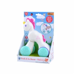 Playgo Unicorn Runner Toy for Babies, Push and Go Action, Colorful Design