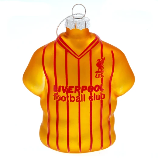 Liverpool FC Official 3-Pack Christmas Bauble Set featuring Shirt Decorations, 70mm Diameter, Festive Holiday Ornament Collection, Perfect for Liverpool Fans, Club Merchandise - Liverpool FC - Image 2