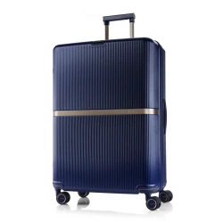 Samsonite Minter Spinner 75cm Navy Expandable Luggage with Aero-Trac Wheels