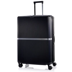 Samsonite Minter Spinner 81/30 EXP Black 30 Inch Luggage with Expandable Design, Durable Hard Shell, 4 Wheel System, and TSA Approved Locks for Secure Travel