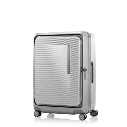 Samsonite Zipprix FT 25 Inch Expandable Spinner Suitcase Silver, Navy, Gun Metal