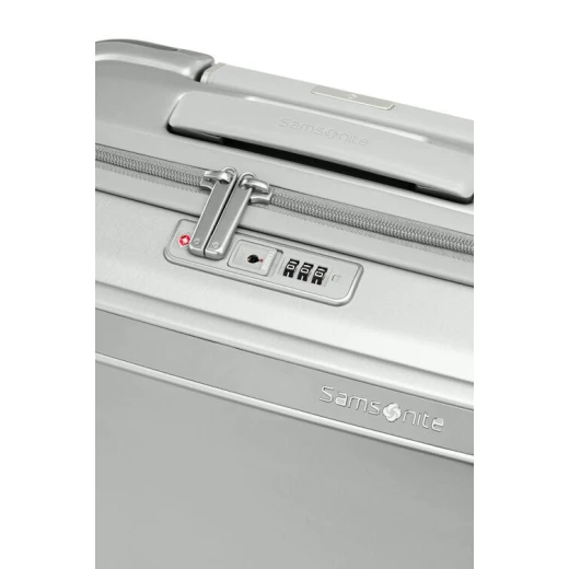حقيبة سامسونايت إيفوا زد دوارة 55 سم فضي خفيفة الوزن للأمتعة المحمولة - سامسونايت - Image 8