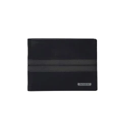 Samsonite Spectrolite SLG B 4CC2CC Leather Wallet Black and Night Blue RFID Protection