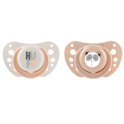 Chicco PhysioForma Air Silicone Pacifier Panda Pink 2-6 Months Orthodontic Design, Extra Airflow, Promotes Proper Oral Development, BPA Free, Soothing Comfort for Baby