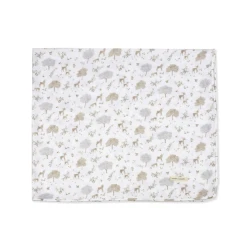 Pasito a Pasito Nara Muslin Baby Blanket Deer Print 120x120cm