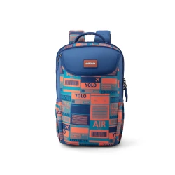 American Tourister HERD BP02 Casual Backpack Polyester Blue/Orange 32L