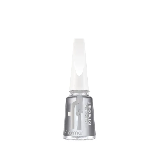 Flormar Quick Dry Extra Shine Transparent 11ml Top Coat Fast Dry Nail Polish Dries in 1 Minute High Gloss Finish Long Lasting Protection Anti Chipping Nail Care Flormar Quick Dry Extra Shine Transparent 11ml Top Coat Fast Dry Nail Polish Dries in 1 Minute High Gloss Finish Long Lasting Protection Anti Chipping Nail Care