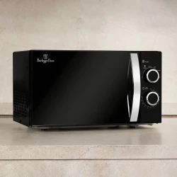 Berlinger Haus Matte Black 20L Microwave Oven Stainless Steel Interior
