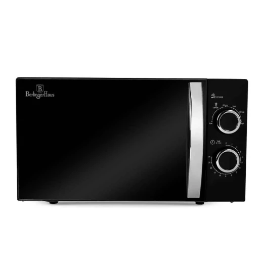 Berlinger Haus Matte Black 20L Microwave Oven Stainless Steel Interior - Image 5