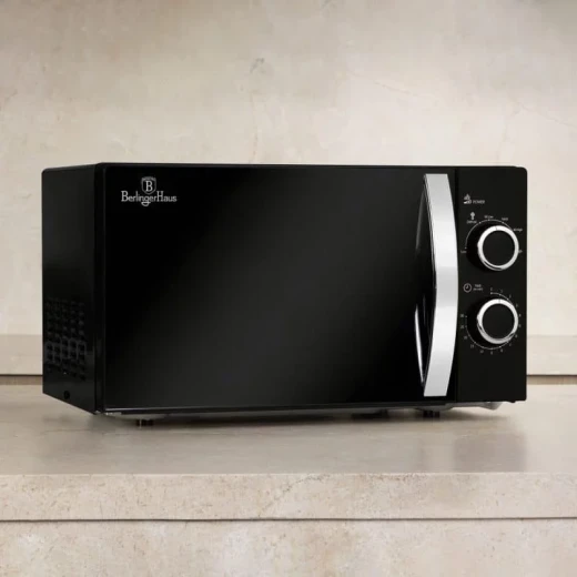 Berlinger Haus Matte Black 20L Microwave Oven Stainless Steel Interior - Image 7