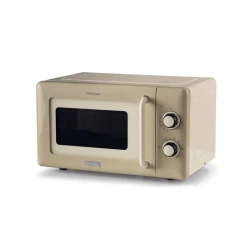 Ariete Vintage 20L Microwave Oven Beige Retro Design 800W for Heating and Defrosting
