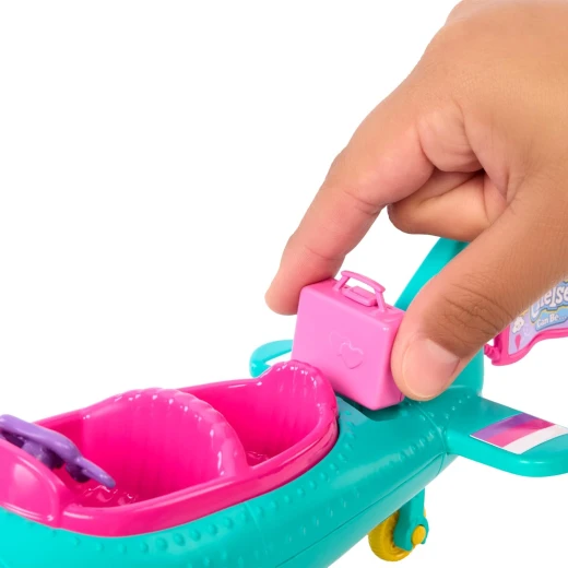 Barbie Chelsea Plane Playset with Spinning Propeller, Puppy & Accessories for Imaginative Play - Barbie - Image 4
