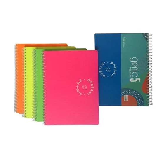 دفتر ملاحظات حلزوني Inverso 5-Sub PP 70g خطوط 160sh-B5 Revers - لوازم مدرسية