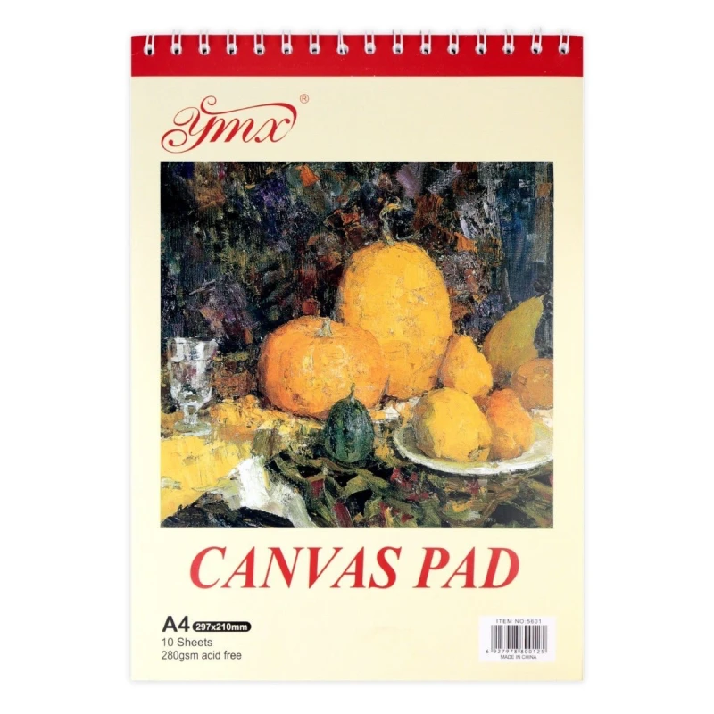 دفتر أوراق رسم زيت وأكريليك من Art Elegant مقاس A4 - 280 جرام - 10 ورقة - اس ستيشنري