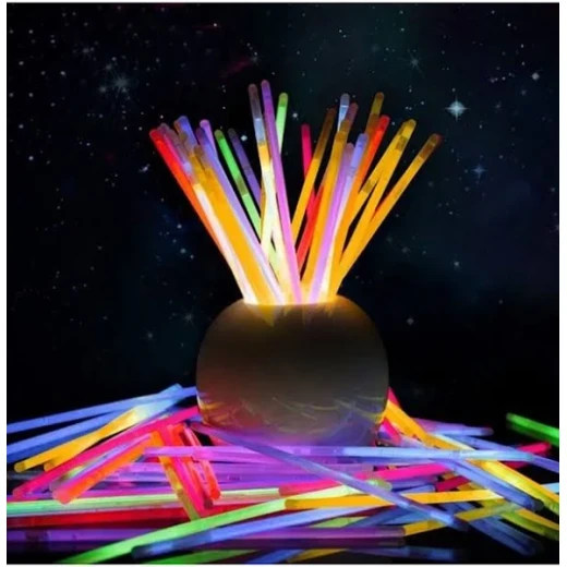 مجموعة عصا مضيئة للحفلات - 100 قطعة ألوان متنوعة 8 بوصة - Image 5