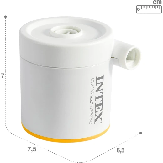 مضخة هواء Intex Quickfill USB150: صغيرة الحجم وقابلة للحمل لسهولة النفخ - انتكس - Image 3