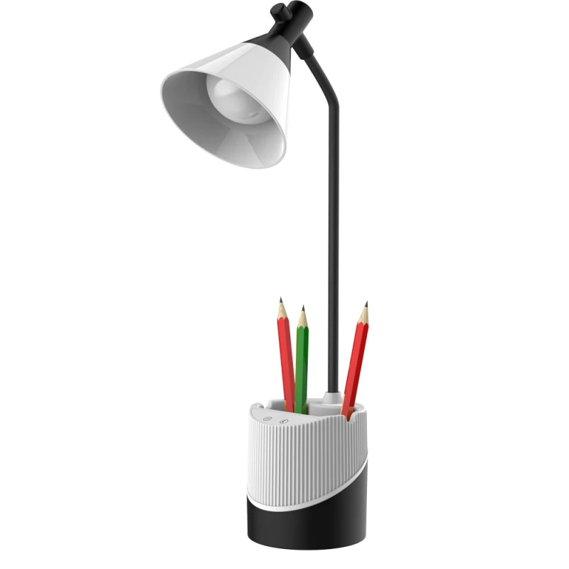 مصباح مكتب لوكاس LED قابل لإعادة الشحن أبيض TGX-L2W - إضاءة مكتبية - اس ستيشنري