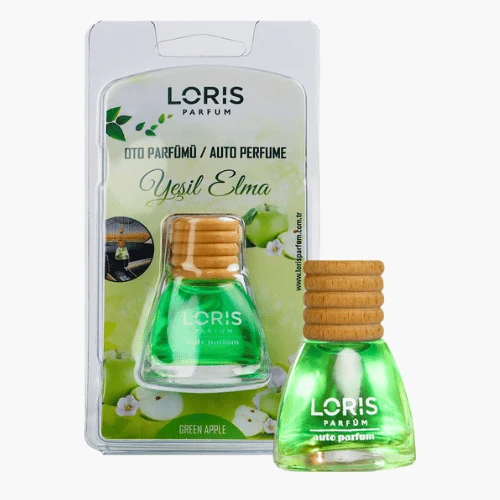 معطر جو للسيارة لوريس 10 مل برائحة التفاح الأخضر - يدوم طويلاً