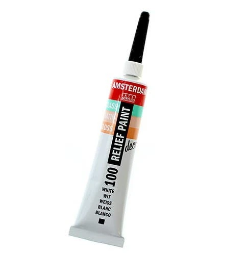 أنبوب طلاء أبيض Amsterdam Reliefp 20 مل - مستلزمات فنية للفنانين أنبوب طلاء أبيض Amsterdam Reliefp 20 مل - مستلزمات فنية للفنانين