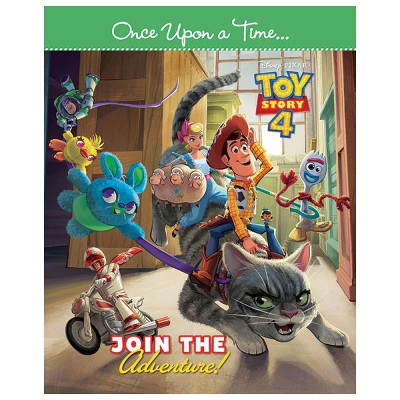 كتاب مغامرات Toy Story 4 للأطفال غلاف ورقي