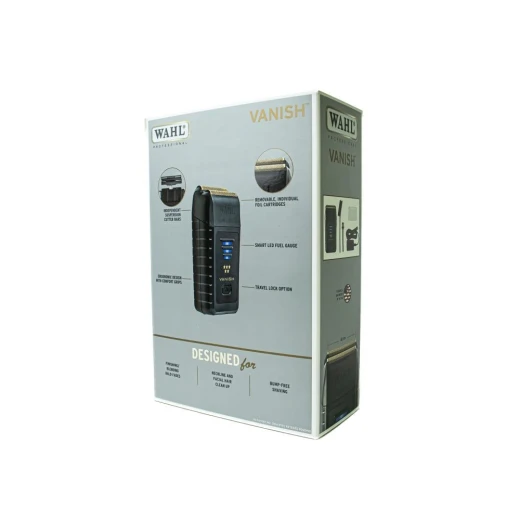 ماكينة حلاقة Wahl Vanish: ماكينة حلاقة كهربائية للرجال لاسلكية، حلاقة دقيقة، لمسة نهائية ناعمة، أسود - وال - Image 2