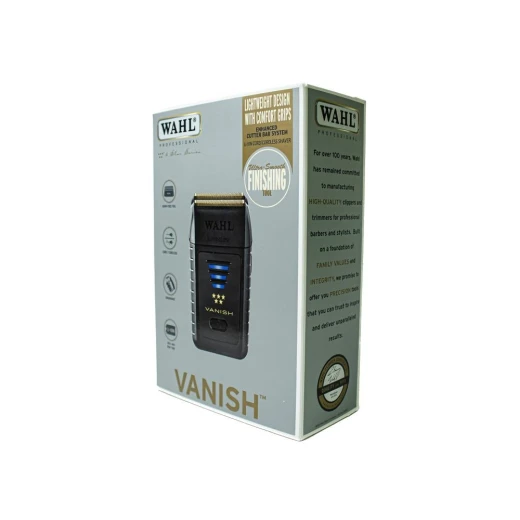 ماكينة حلاقة Wahl Vanish: ماكينة حلاقة كهربائية للرجال لاسلكية، حلاقة دقيقة، لمسة نهائية ناعمة، أسود - وال - Image 4