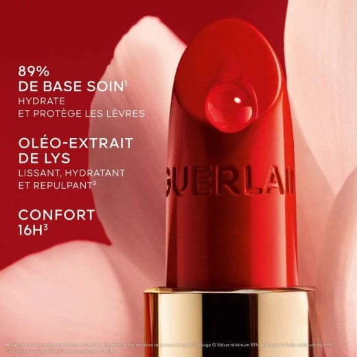 Guerlain Rouge G Lipstick Refill Velvet Matte Cherry Red Long Lasting Makeup - Guerlain - Image 2