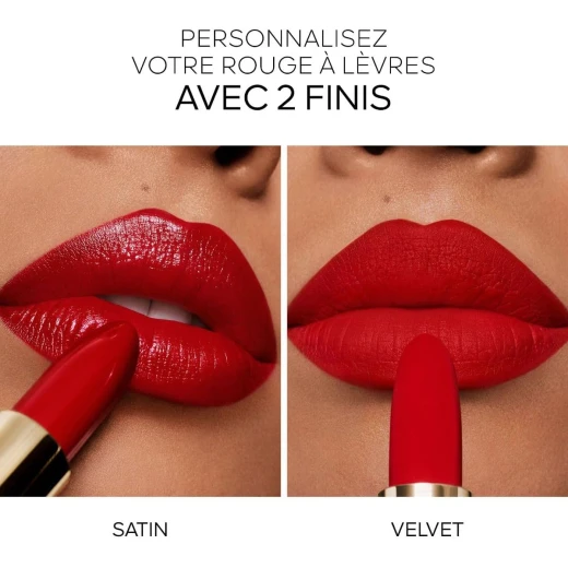 Guerlain Rouge G Lipstick Refill Velvet Matte Cherry Red Long Lasting Makeup - Guerlain - Image 5
