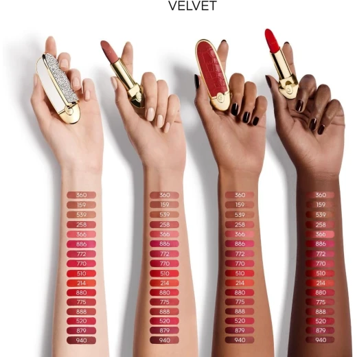 Guerlain Rouge G Lipstick Refill Velvet Matte Cherry Red Long Lasting Makeup - Guerlain - Image 6
