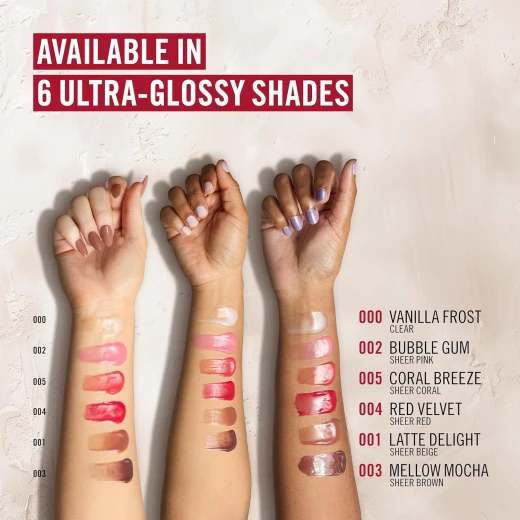 مرطب شفاه ريميل لندن Oh My Gloss Butter Me Up 004 Mellow Mocha - عناية مرطبة وملونة للشفاه - ريميل لندن - Image 6