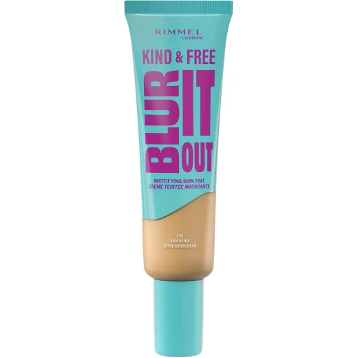Rimmel Kind & Free Matte Foundation 504 Sun Beige - Long-Lasting Oil Control Rimmel Kind & Free Matte Foundation 504 Sun Beige - Long-Lasting Oil Control