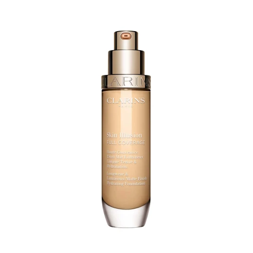 Clarins Skin Illusion Full Coverage Hydrating Matte Foundation for Blemish Control 30ml - Clarins - Image 2