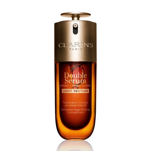 Clarins Double Serum 50ML: مصل مضاد للشيخوخة للترطيب والإشراق Clarins Double Serum 50ML: مصل مضاد للشيخوخة للترطيب والإشراق