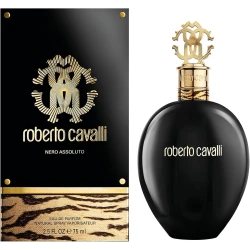Roberto Cavalli Nero Assoluto Eau de Parfum 100ml for Women: Sophisticated Oriental Floral Fragrance, Evening Wear