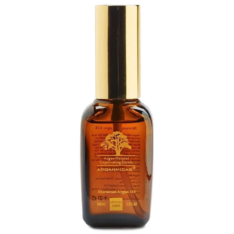 زيت الأركان المغربي من أرجان ميداس 50 مل لترطيب ولمعان البشرة والشعر - ARGAN MIDAS