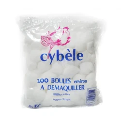 Cybele 100 Count Colored Cotton Balls for Gentle Skincare Makeup Removal and Home Use