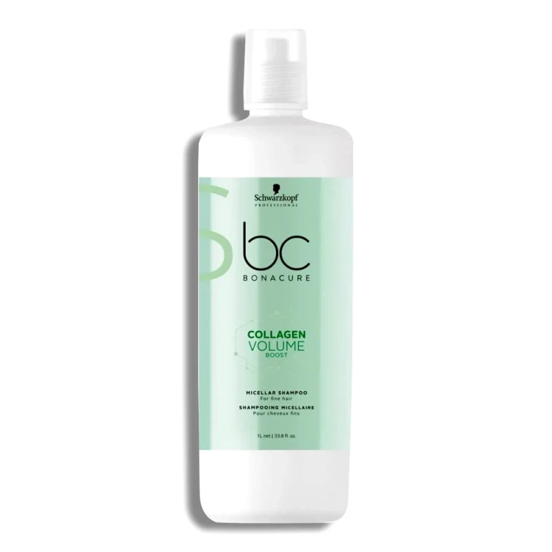 شامبو Schwarzkopf Professional BC Collagen Volume Boost للشعر الخفيف والناعم 1000 مل تنظيف لطيف وتعزيز الحجم - شوارزكوف