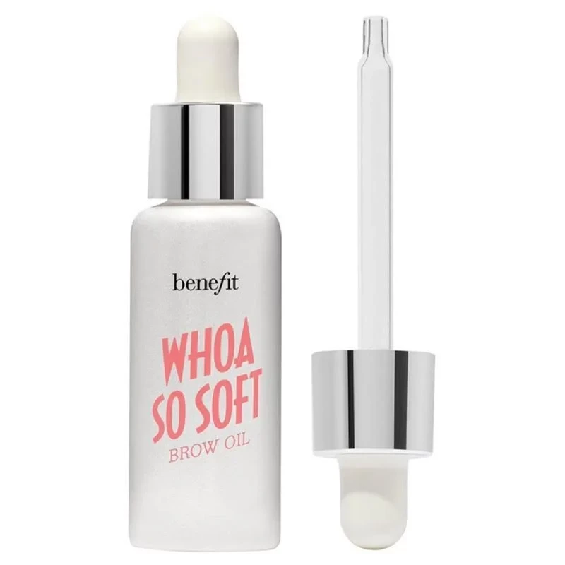 Benefit Cosmetics Whoa So Soft Brow Oil for Conditioning and Softening Dry Coarse Brow Hairs Daily Use - Benefit