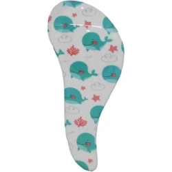 Cala Tangle-Free Hair Brush Whales Design Gentle Detangling Reduces Pulling For All Hair Types Wet or Dry Styling