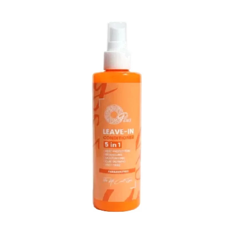 O Plus 5-In-1 Leave-In Conditioner for Enhanced Softness Frizz Control and Shine 250 Ml - o plus