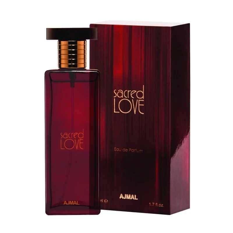 عطر أجمل ساكريد لوف أو دو بارفان 50 مل عطر أنيق يدوم طويلاً للنساء - AJMAL