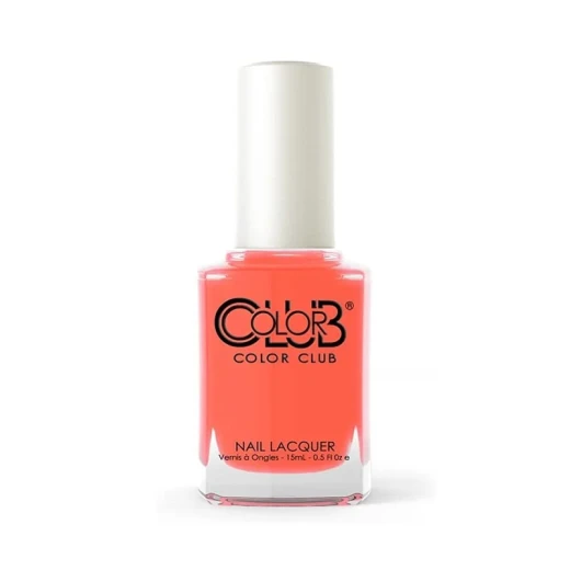 Color Club Classic Nail Polish Feeling Under The Weather 1239 Rich Color Glossy Finish Buildable Coverage
