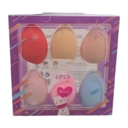 Beauty Blender Powder Puff Set for Seamless Makeup Application and Blending with a Soft Velvety Finish for All Skin Types