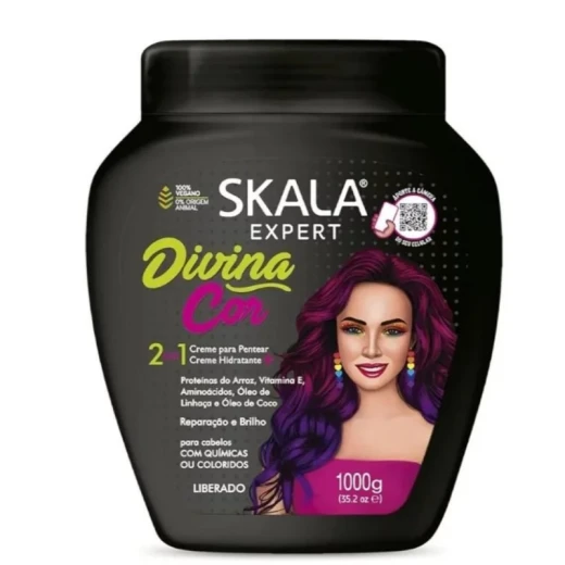Skala Divina Cor Hair Repair 2-in-1 Mask and Conditioner 1000g for Hydration and Shine Skala Divina Cor Hair Repair 2-in-1 Mask and Conditioner 1000g for Hydration and Shine