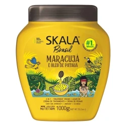 Skala Brasil Maracuja Passion Fruit Hair Cream 1000g Moisturizing Frizz Control Detangling