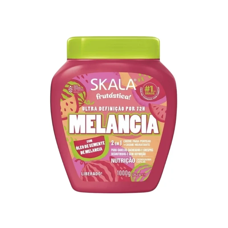 Skala Expert Watermelon 2-in-1 Hair Mask and Leave-In Cream 1000g Nourishing and Smoothing - Skala