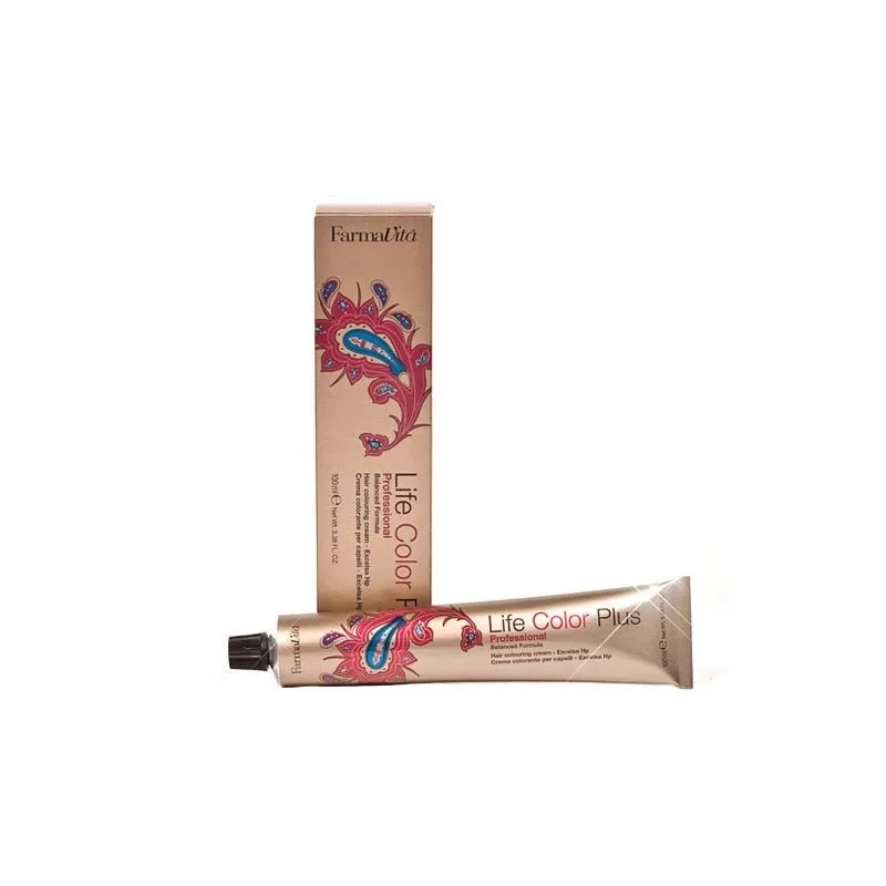 Farmavita Life Color Professional Cream Hair Dye 4.0 Rich Brown for Even Coverage and Enhanced Shine - Farmaveta