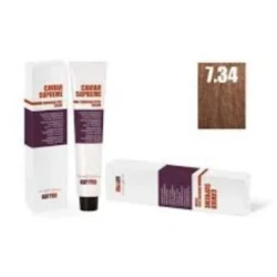 Kaypro Caviar Supreme Permanent Hair Color 7.34 Rich Golden Blonde Brown 100 Ml