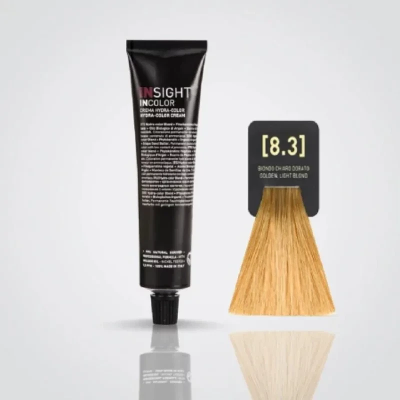 Insight Incolor Golden Light Blonde Hair Color 100ml for Radiant Shine and Grey Coverage - Insight